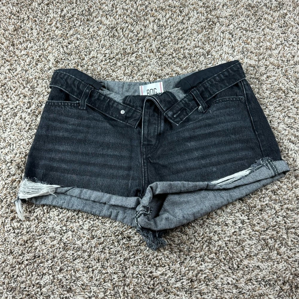 BDG Foldover V Front Denim Short Washed